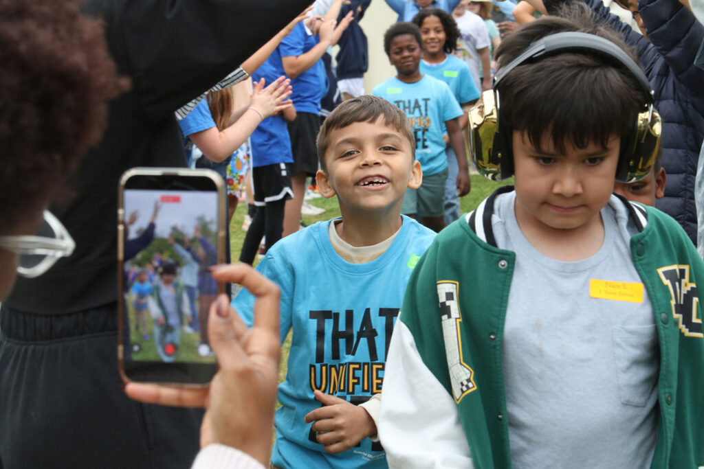 Students from Curtis School and Help Group Bridgeport School gathered for their second annual Unified Field Day