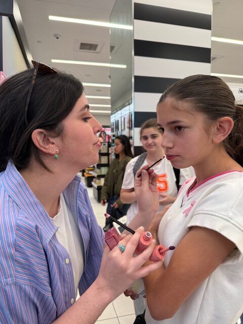 Teachers and students at the Sephora Grove Los Angeles.