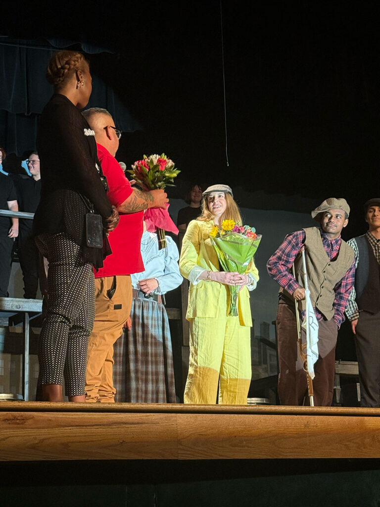 Charlotte Bashner, Bridgeport Music Teacher at Village Glen production of Newsies Jr.